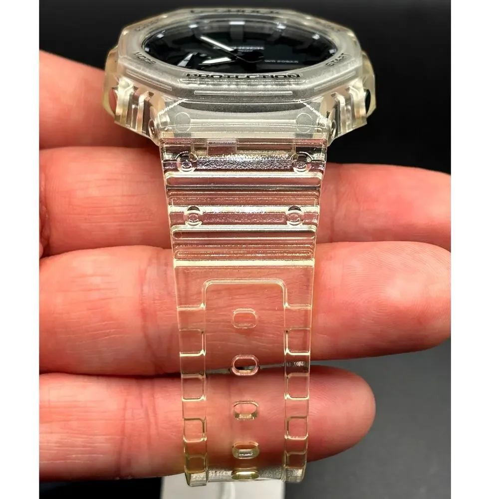 Casio G-Shock GA2100SKE-7A Clear Skeleton Watch NIBWT